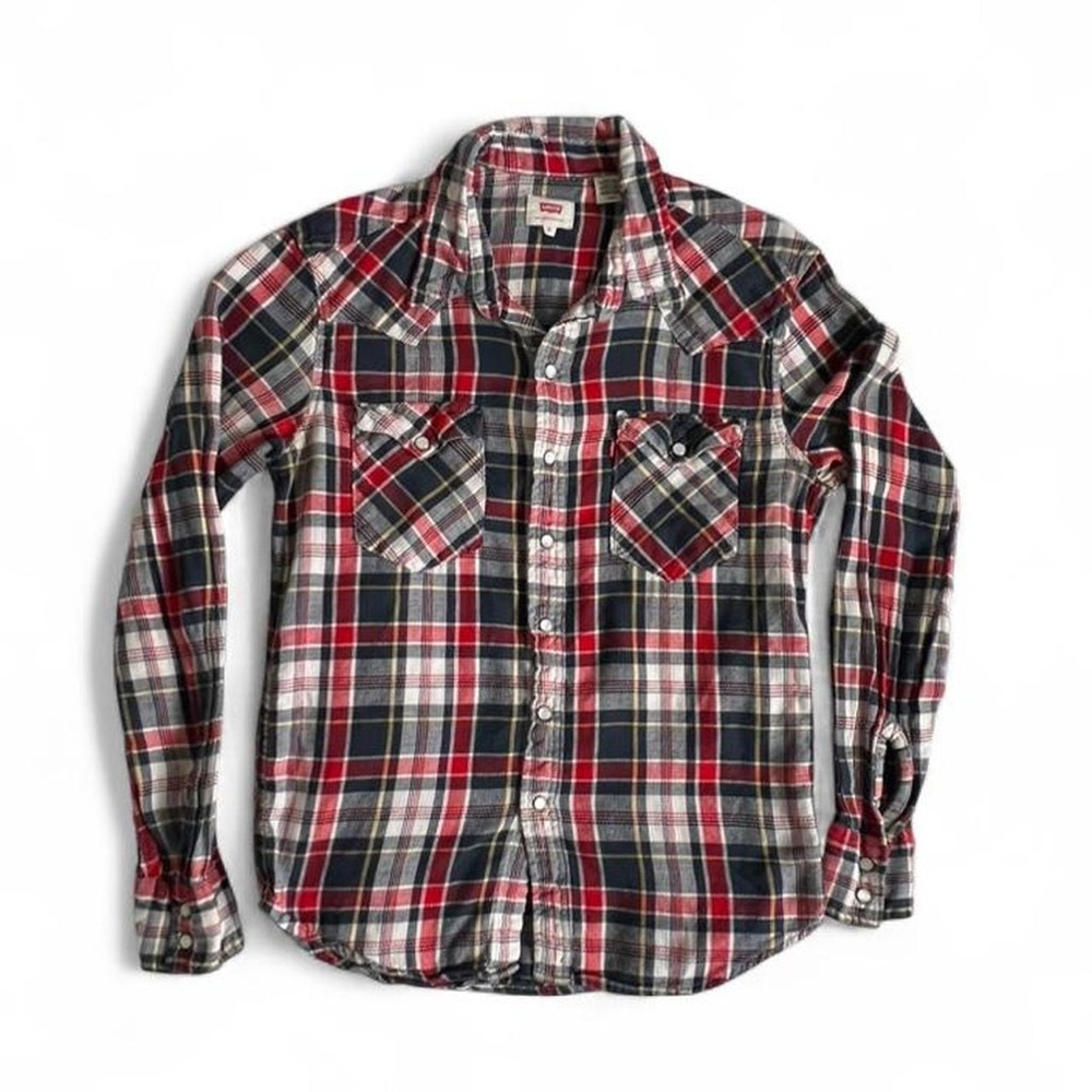 Levi’s Men’s Plaid Western Snap Front Shirt